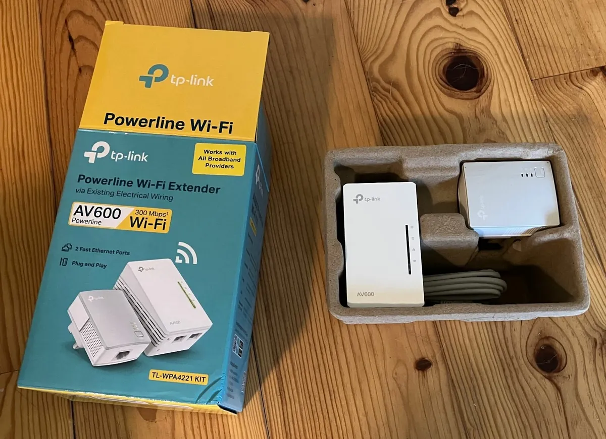 TP-Link TL-WPA4221 KIT AV600 Powerline Adapter WiF - Image 4