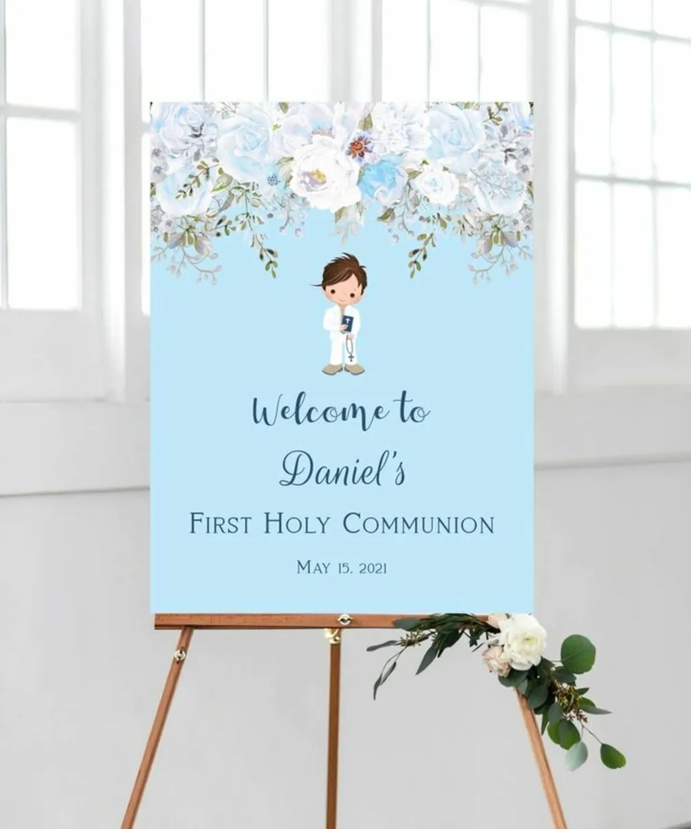 Personalised Hand Painted Welcome Canvas - Image 1