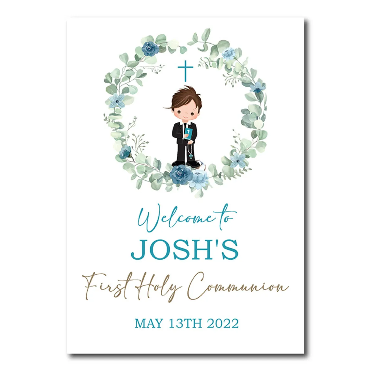 Personalised Hand Painted Welcome Canvas - Image 3