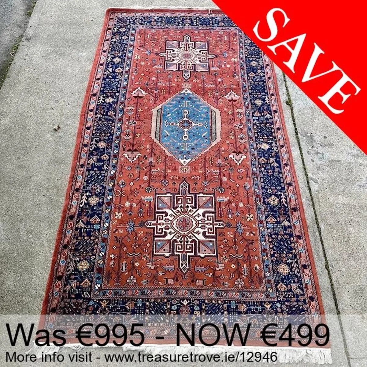 Vintage Wool Rugs - Reduced - Image 4