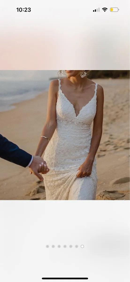 Dreamers and Lovers Two piece wedding dress - Image 2