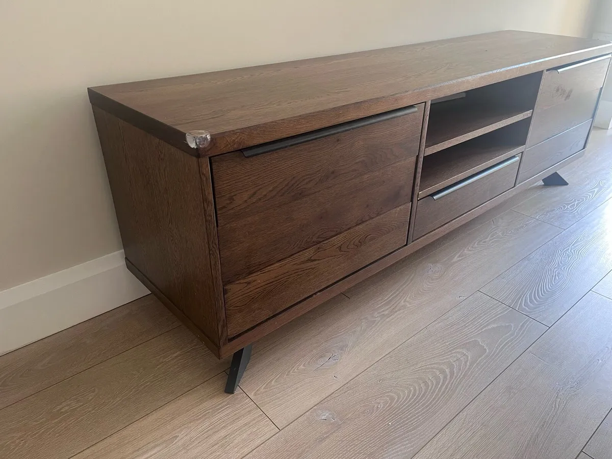 TV Unit (Arno Smoked Oak) - Image 2