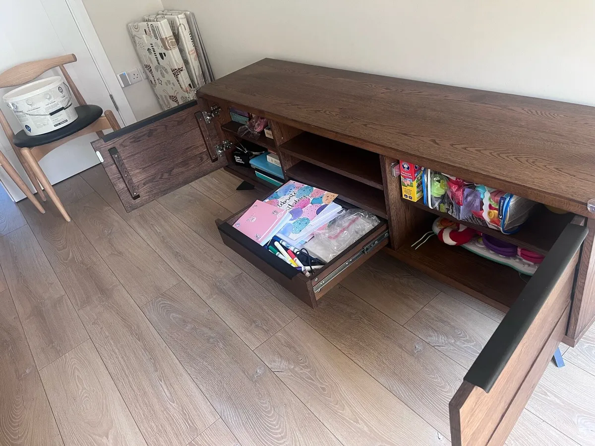 TV Unit (Arno Smoked Oak) - Image 3