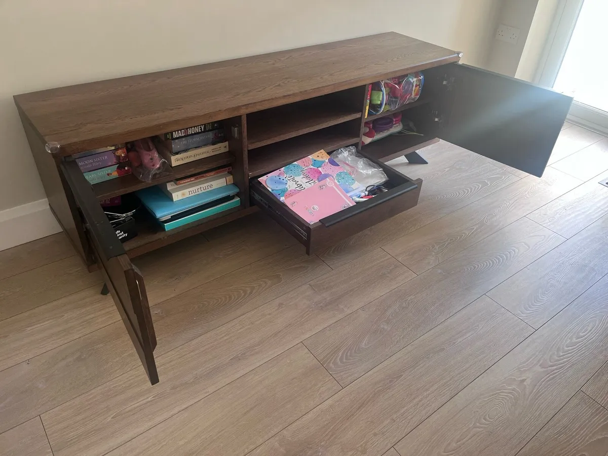 TV Unit (Arno Smoked Oak) - Image 4