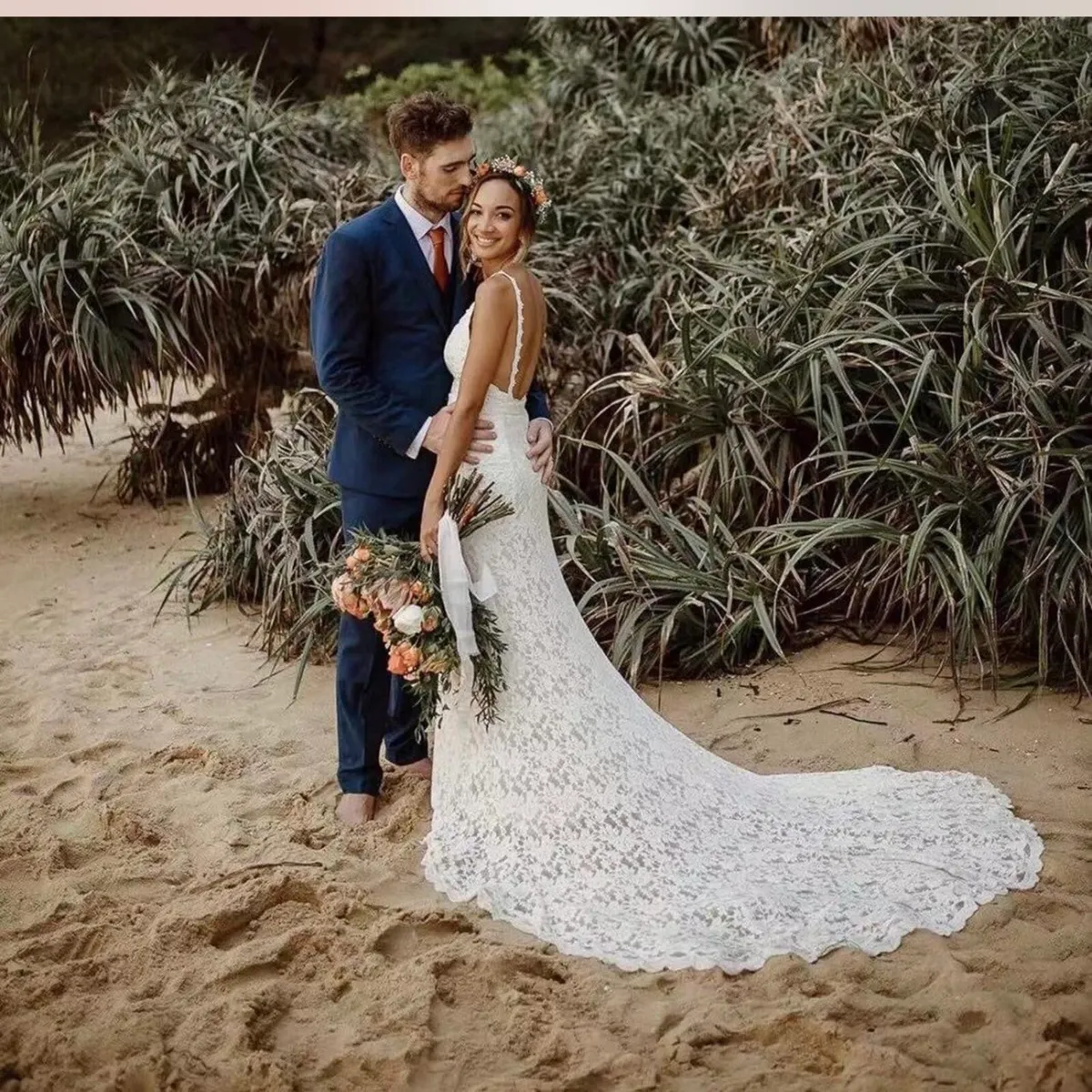 Dreamers and Lovers Two piece wedding dress - Image 1