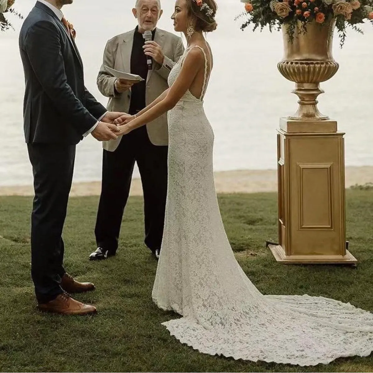 Dreamers and Lovers Two piece wedding dress - Image 4