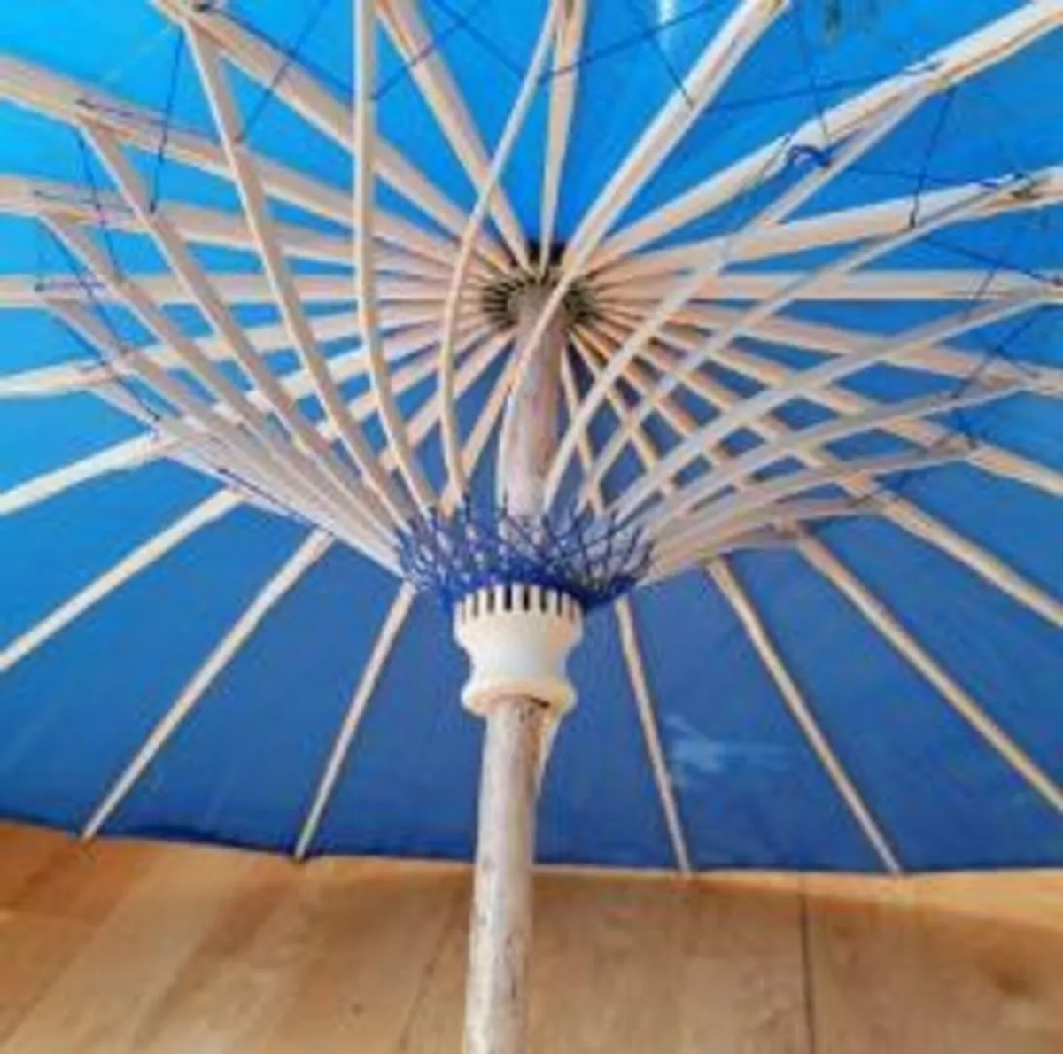 Vintage Rice Paper Umbrella - Image 2