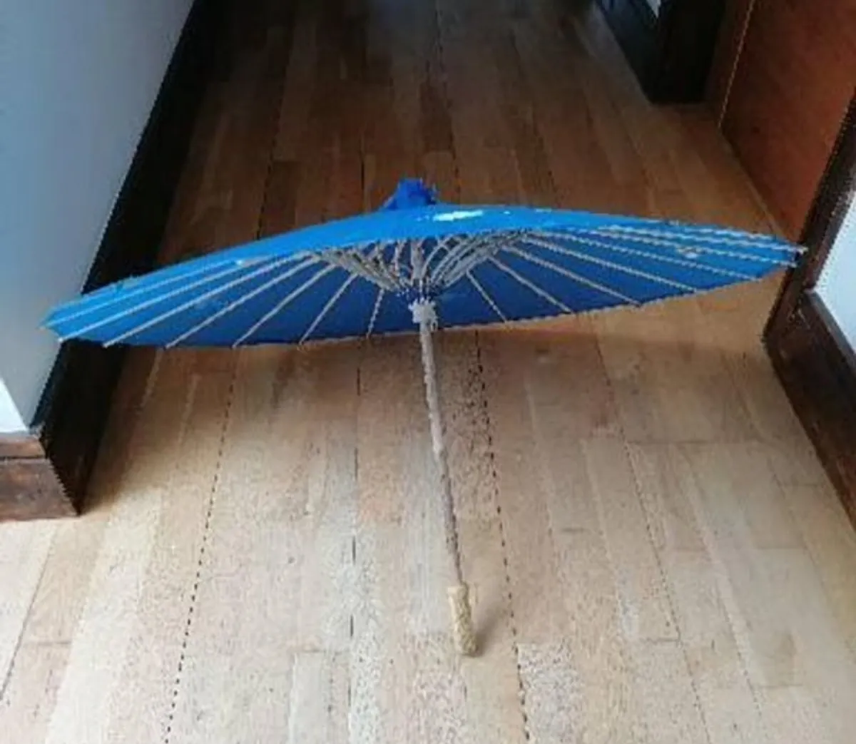 Vintage Rice Paper Umbrella - Image 3