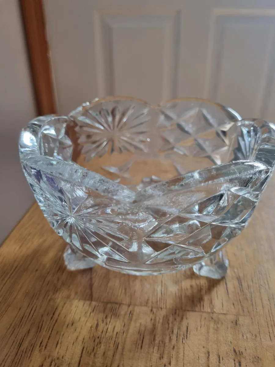 Vintage glass sugar bowl - Image 3