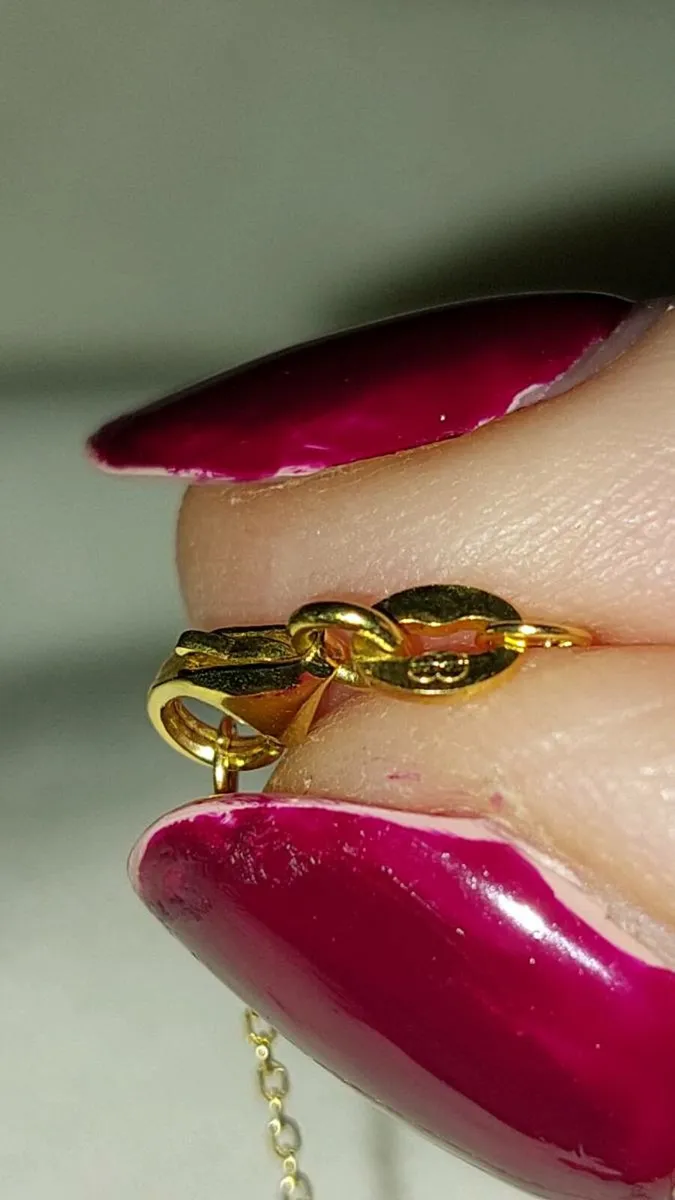 9ct gold necklace - Image 4