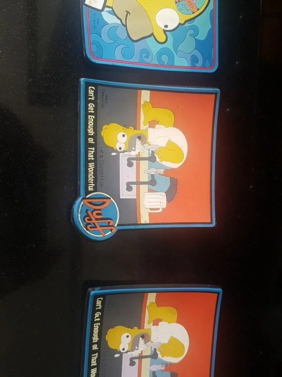 Simpsons table mats