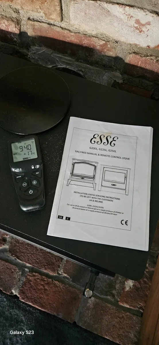 ESSE Gas Fired Remote Control Stove - Image 4