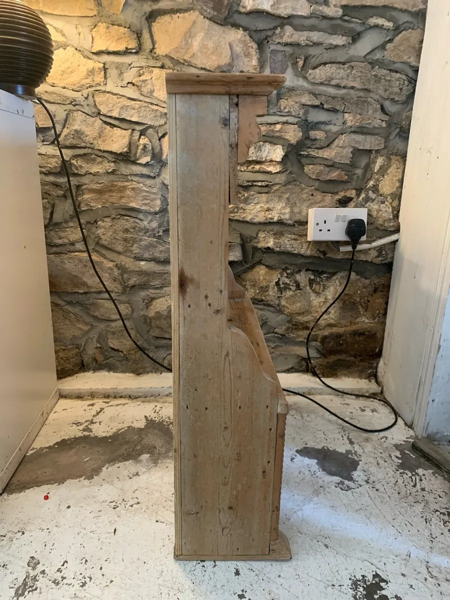Antique pine shelves - Image 3