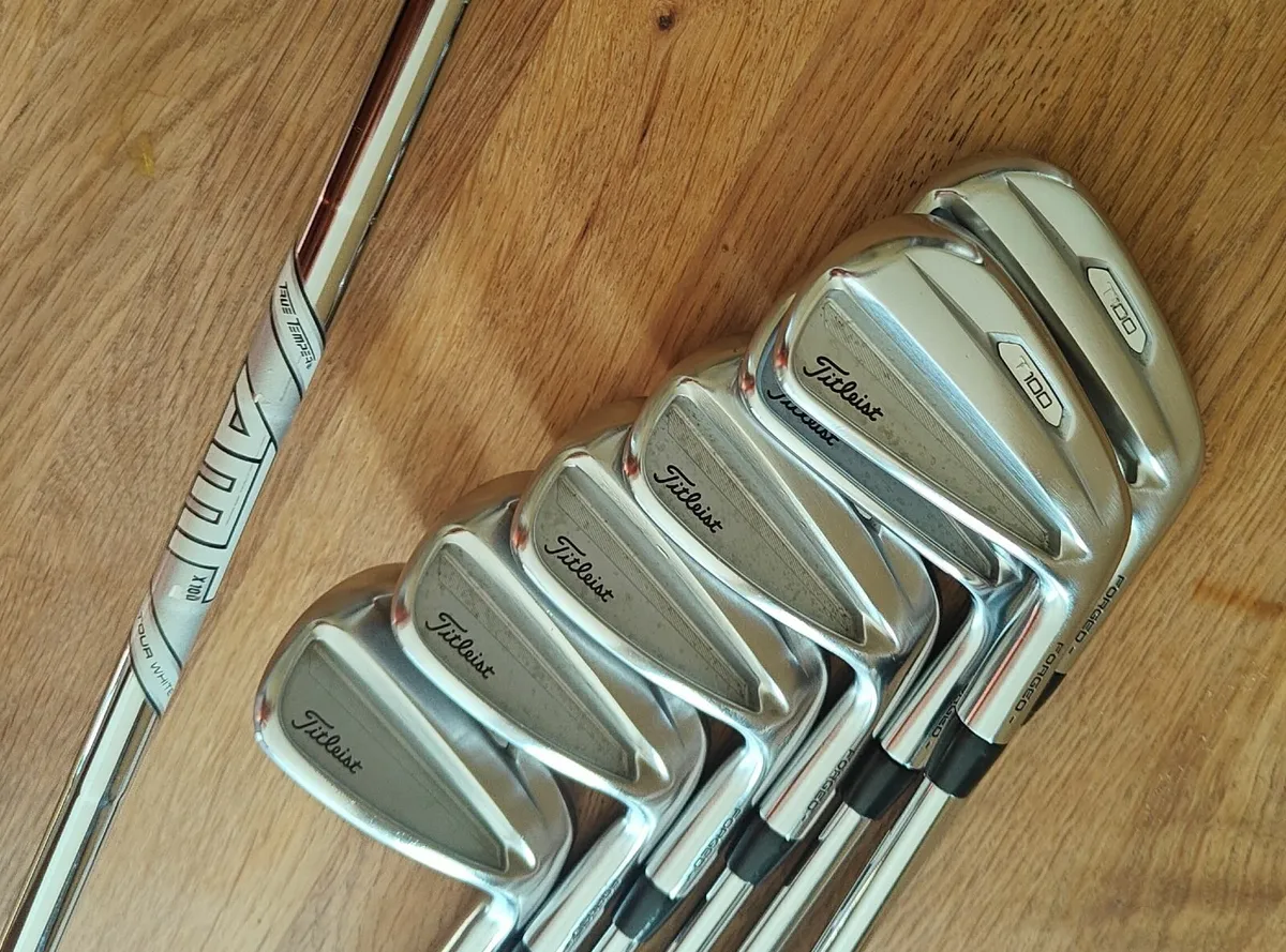 Titleist T100 4-GW(50°)DG X100 AMT White, Vokeys - Image 1