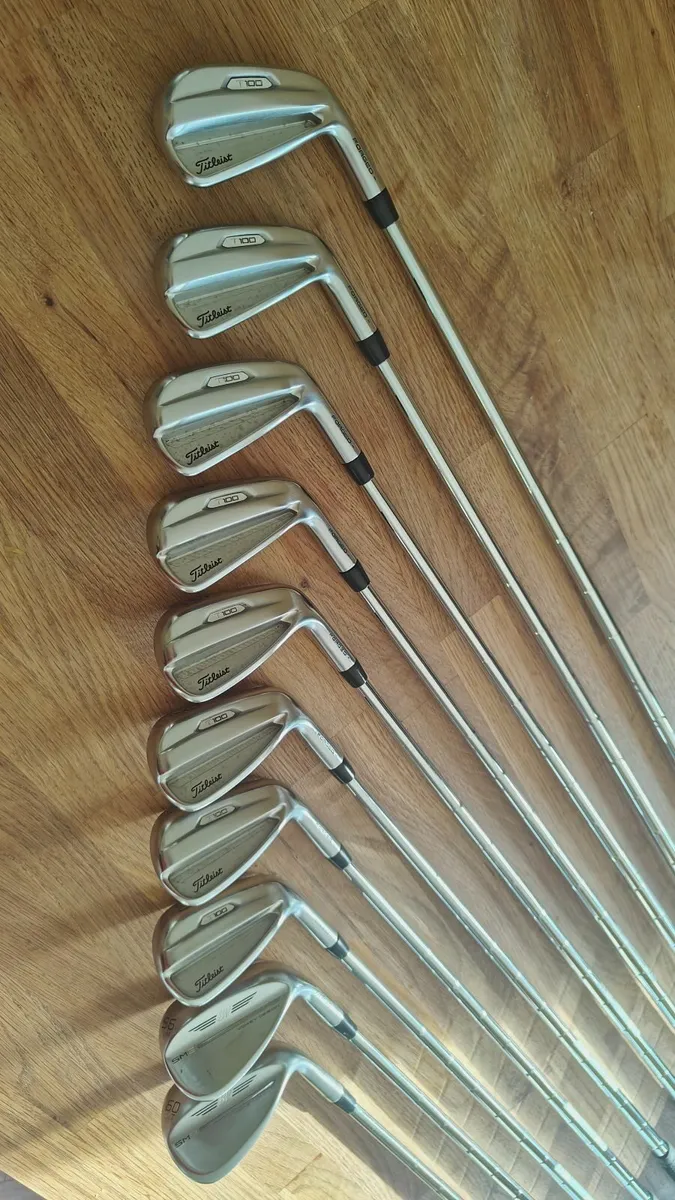 Titleist T100 4-GW(50°)DG X100 AMT White, Vokeys - Image 4