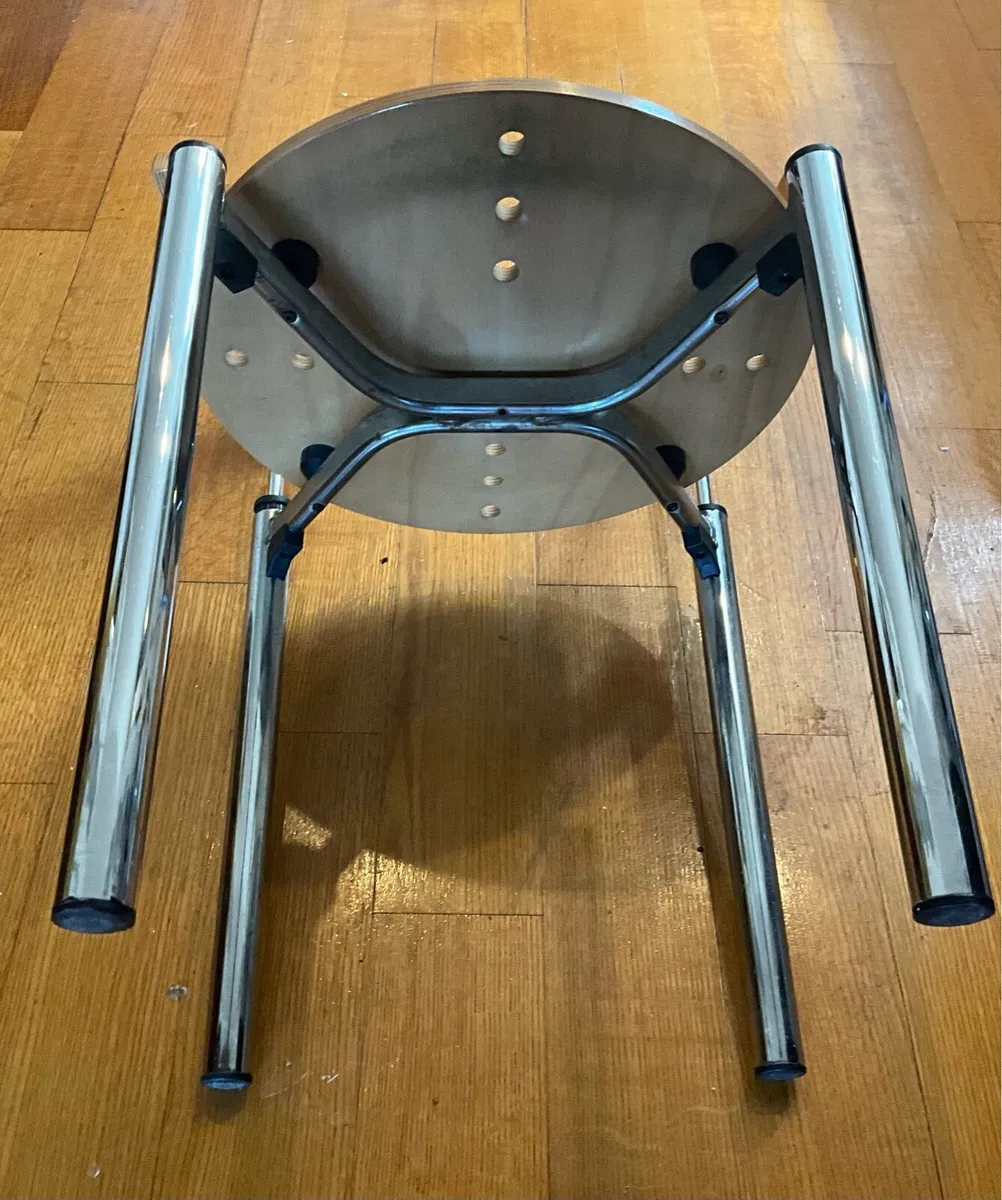 Designer French Wood Chair - Image 4