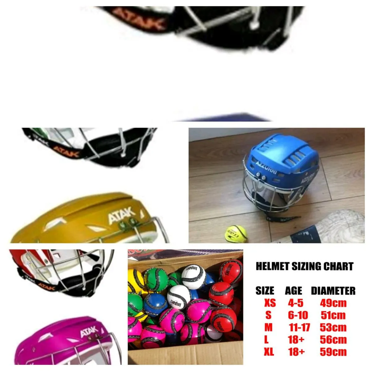 GAA HELMETS &HURLEYS&SHLETRS - Image 3