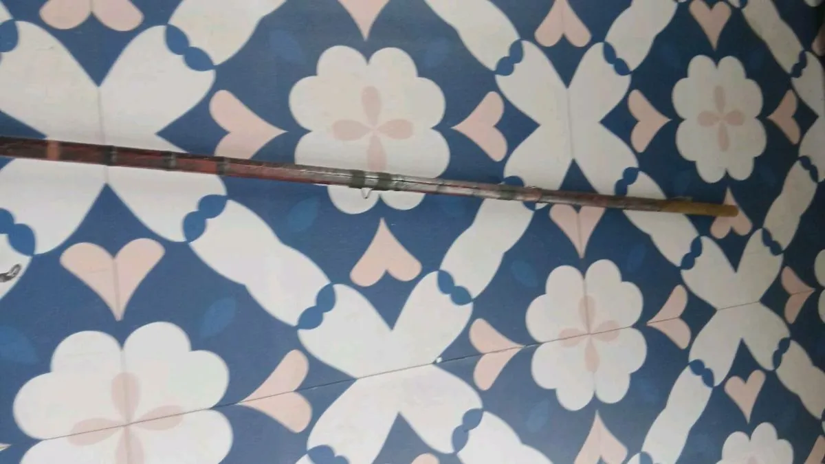 Vintage cane fishing rod - Image 1