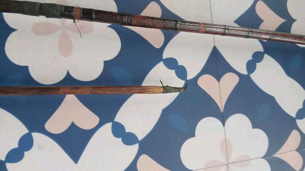Vintage cane fishing rod - Image 2