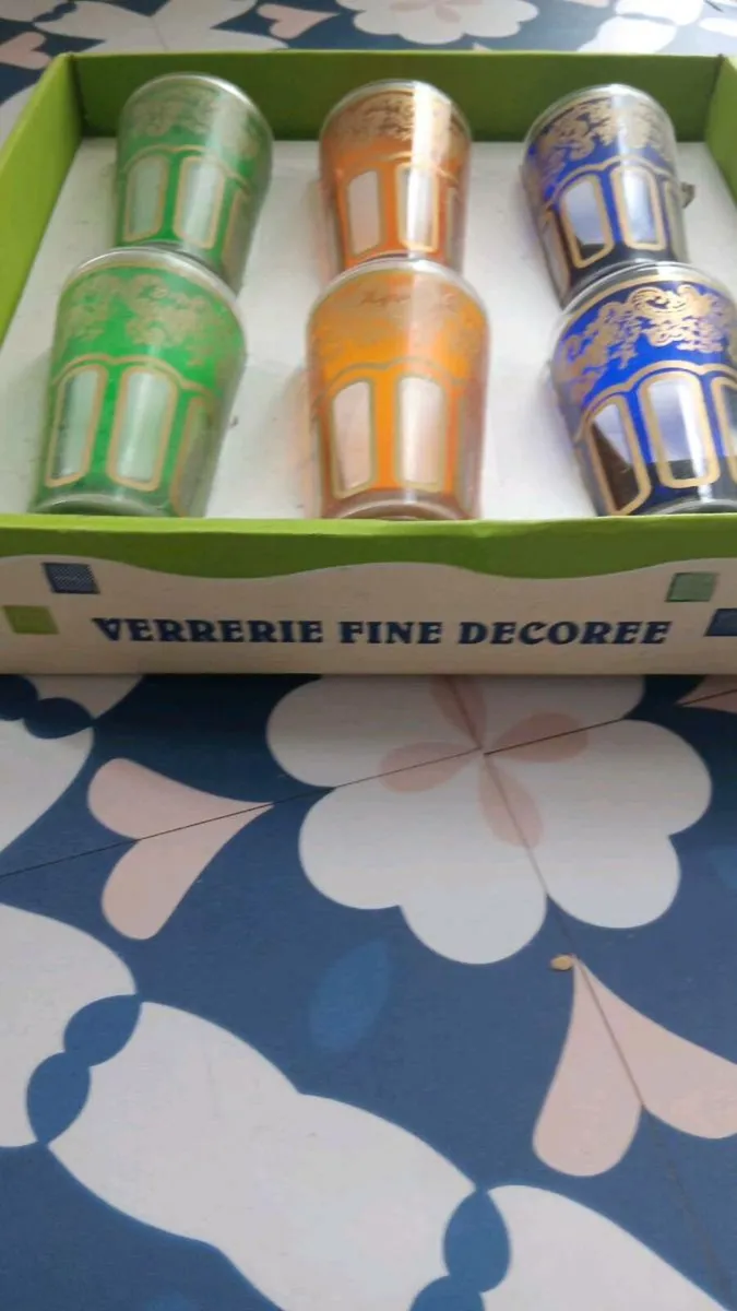 Vintage Turkish tea glasses - Image 2