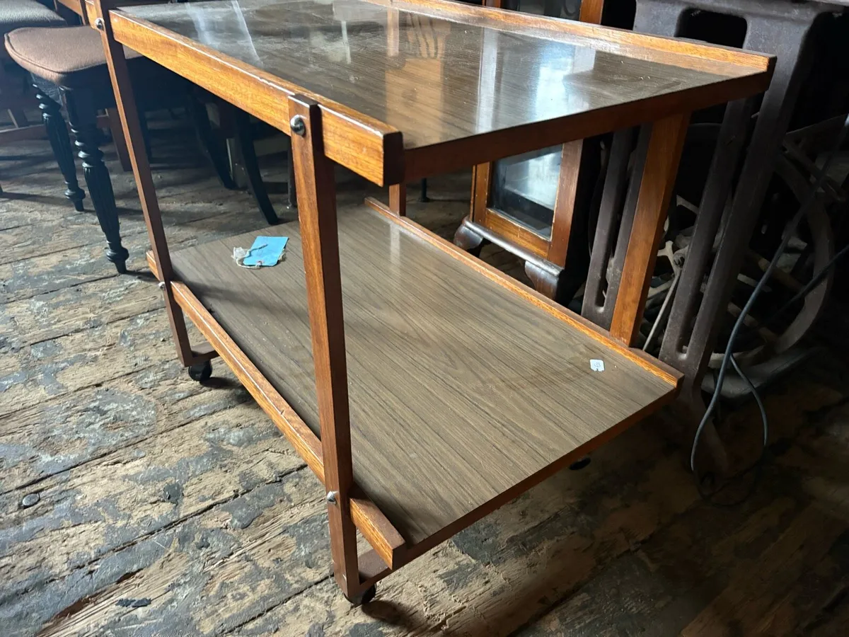 Edwardian inlaid teak cabinet - Image 1