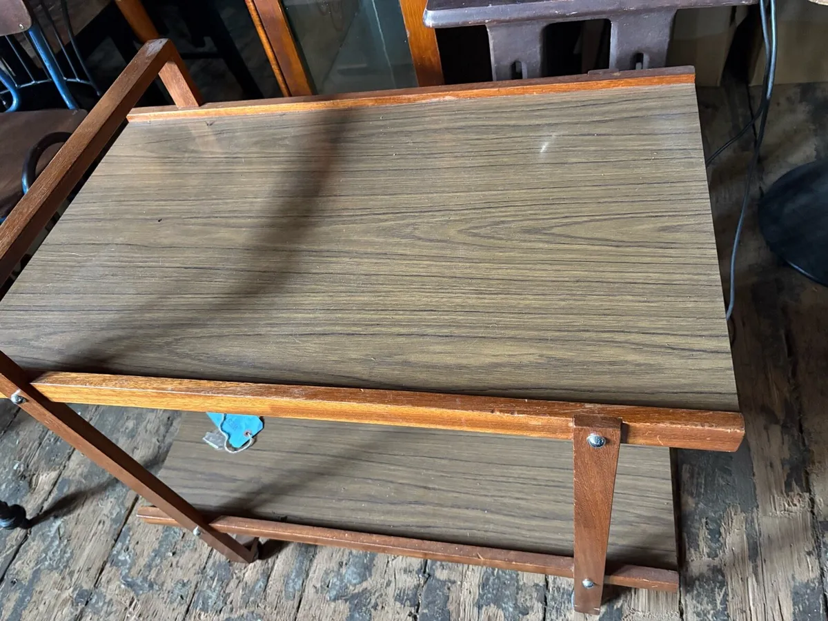 Edwardian inlaid teak cabinet - Image 2