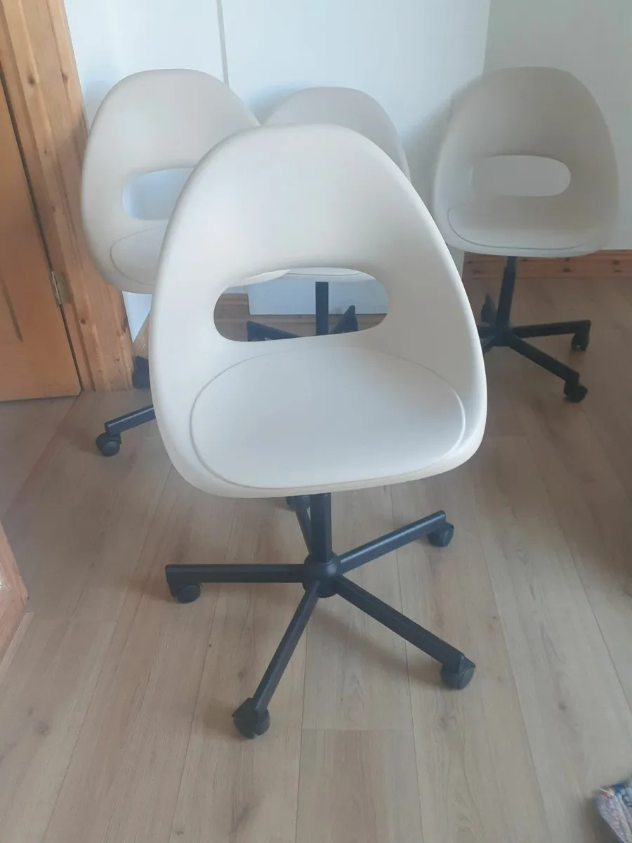 Swivel chairs x 4 (Ikea brand) - used - Image 3