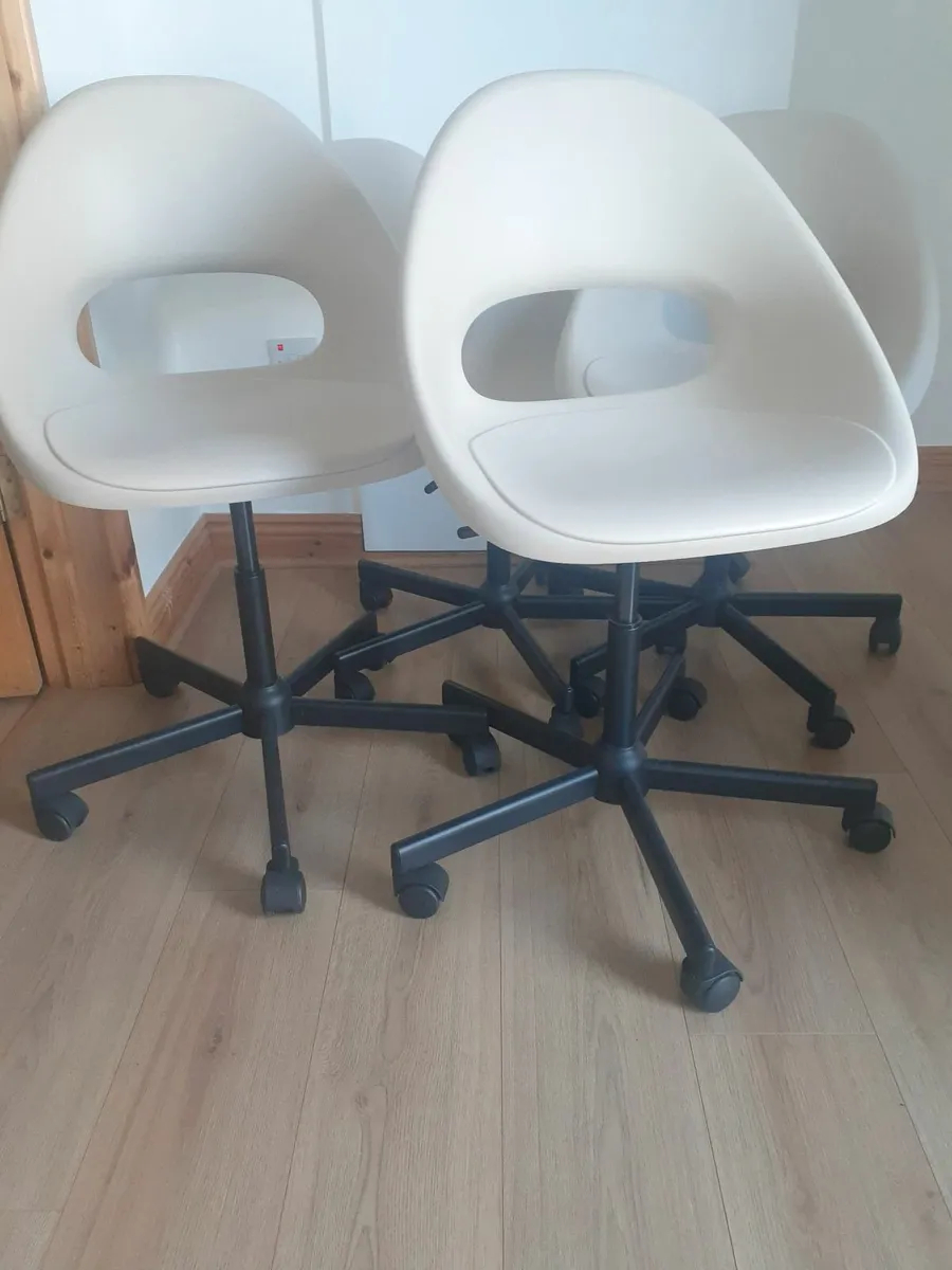 Swivel chairs x 4 (Ikea brand) - used - Image 2