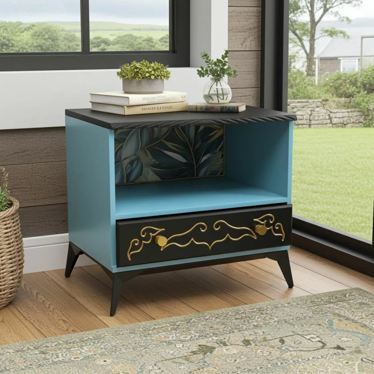 Art Deco Bedside Table - Image 3