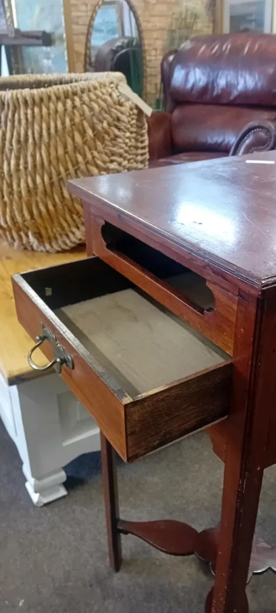 Edwardian Ballot/Donation Side Table - Image 3