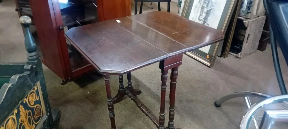 Small Victorian Mahogany Sutherland Table - Image 2