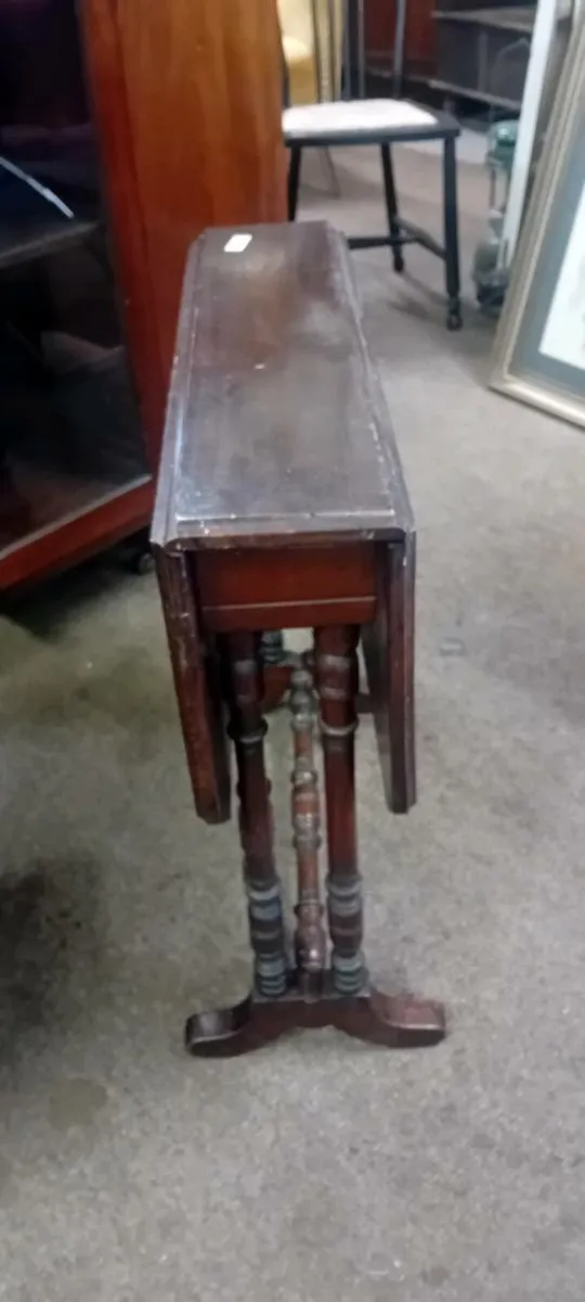 Small Victorian Mahogany Sutherland Table - Image 3