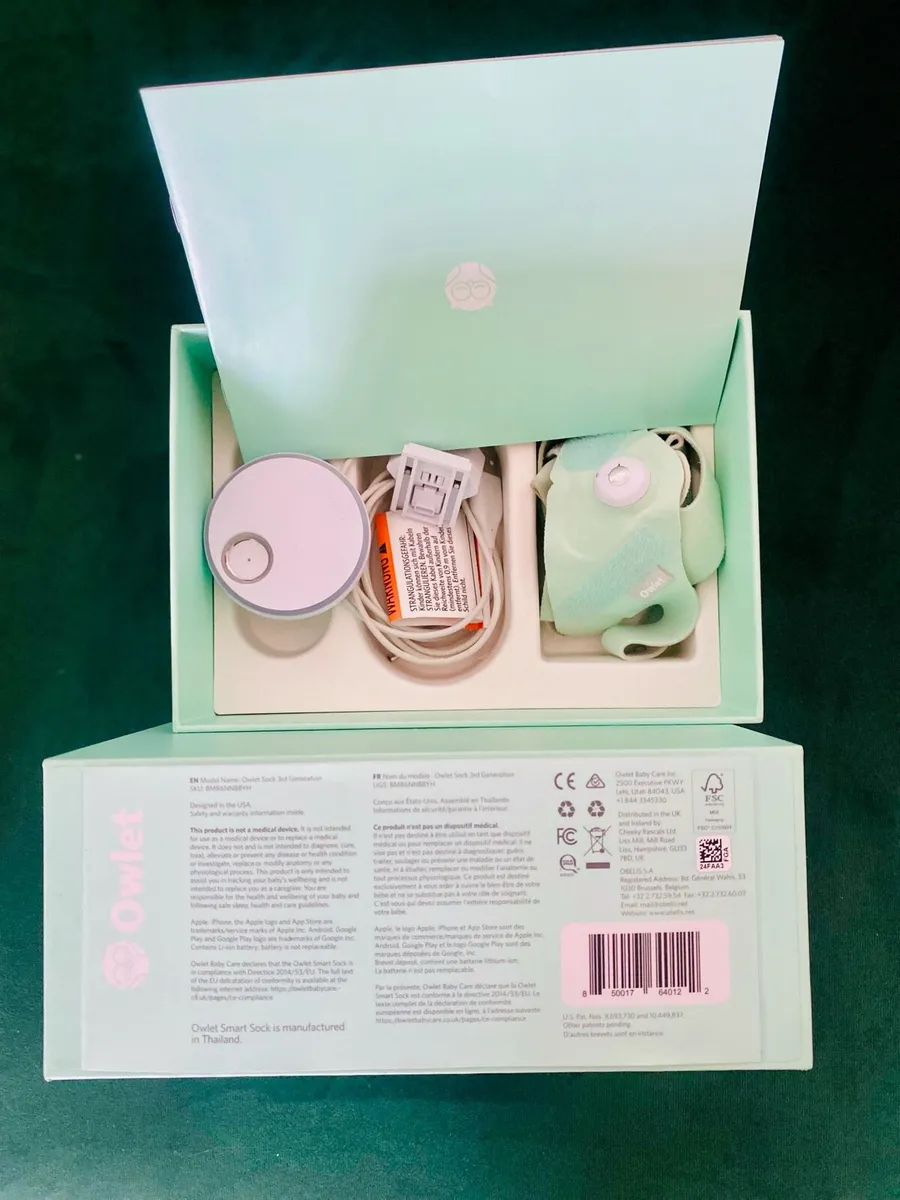 Owlet Smart Sock Baby Monitor 3rd Generation - Image 2
