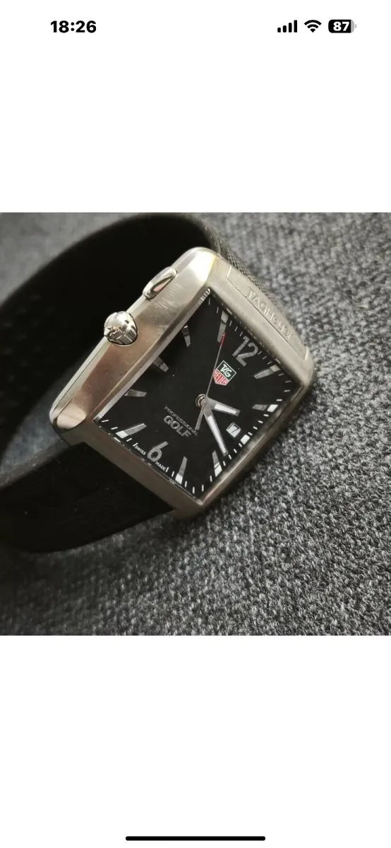 Watch tag Heuer golf watch - Image 3
