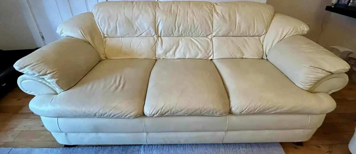 Leather Couch - Image 1