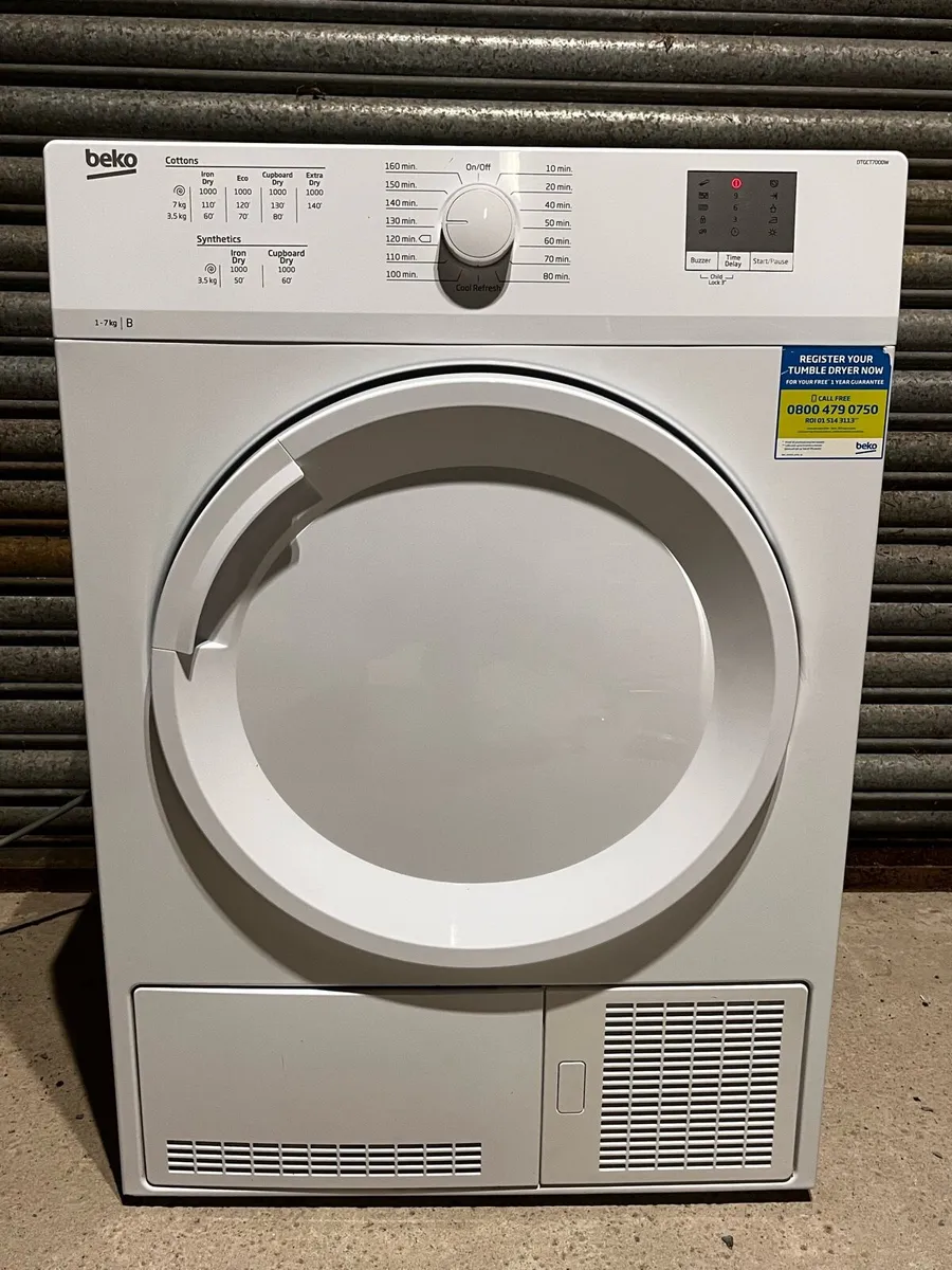Beko Condenser Tumble Dryer 7kg - Image 2