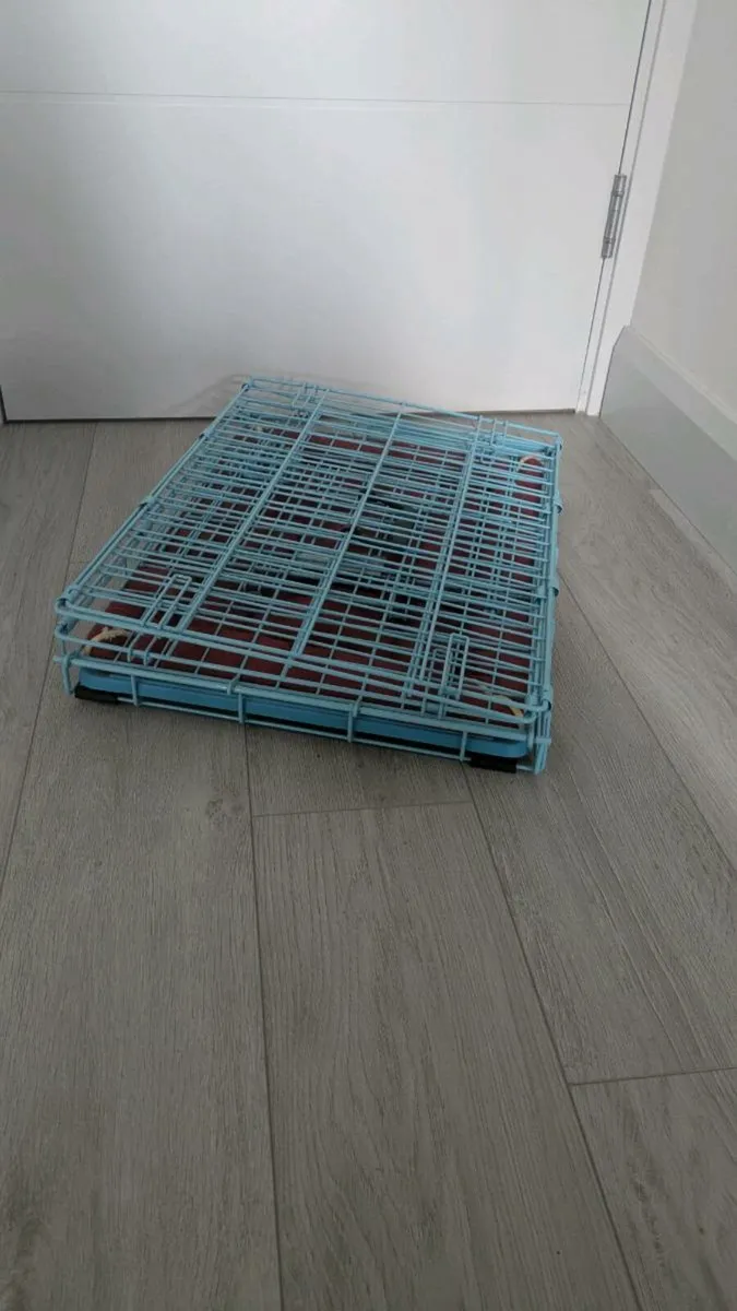Foldable Pet Crate with Removable Cushion - Image 3