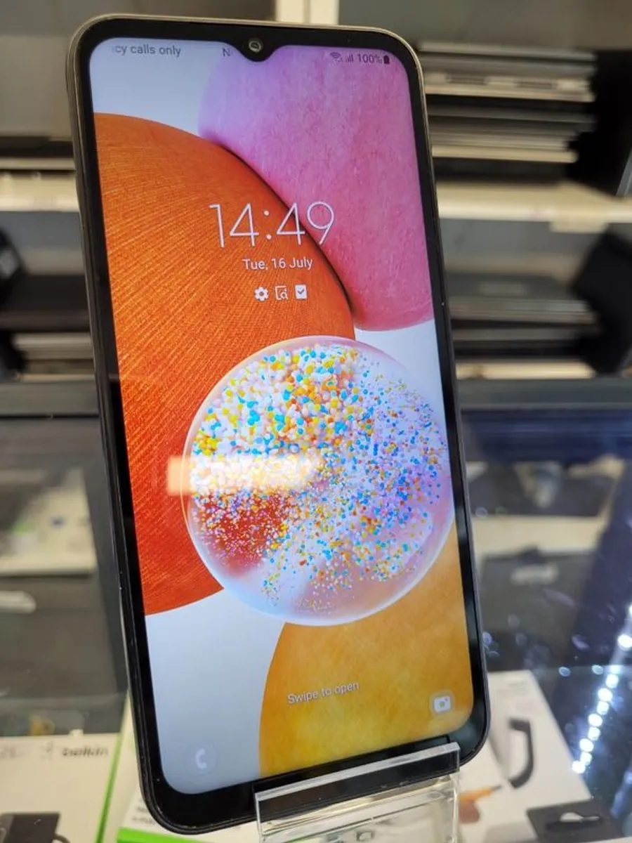 Samsung Galaxy A14 (Black 64GB) Unlocked Dual Sim in Very Good Condition - Image 3