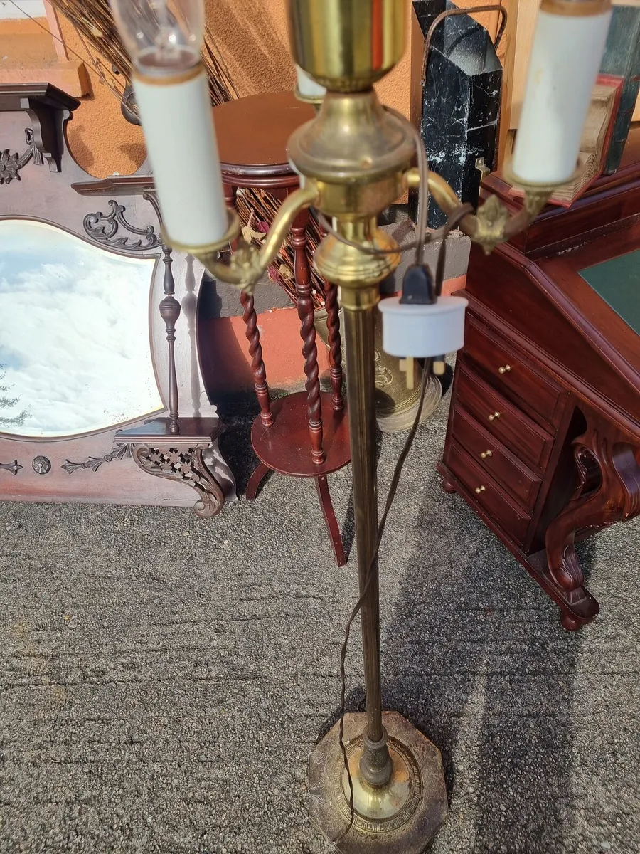 Antique brass light - Image 1