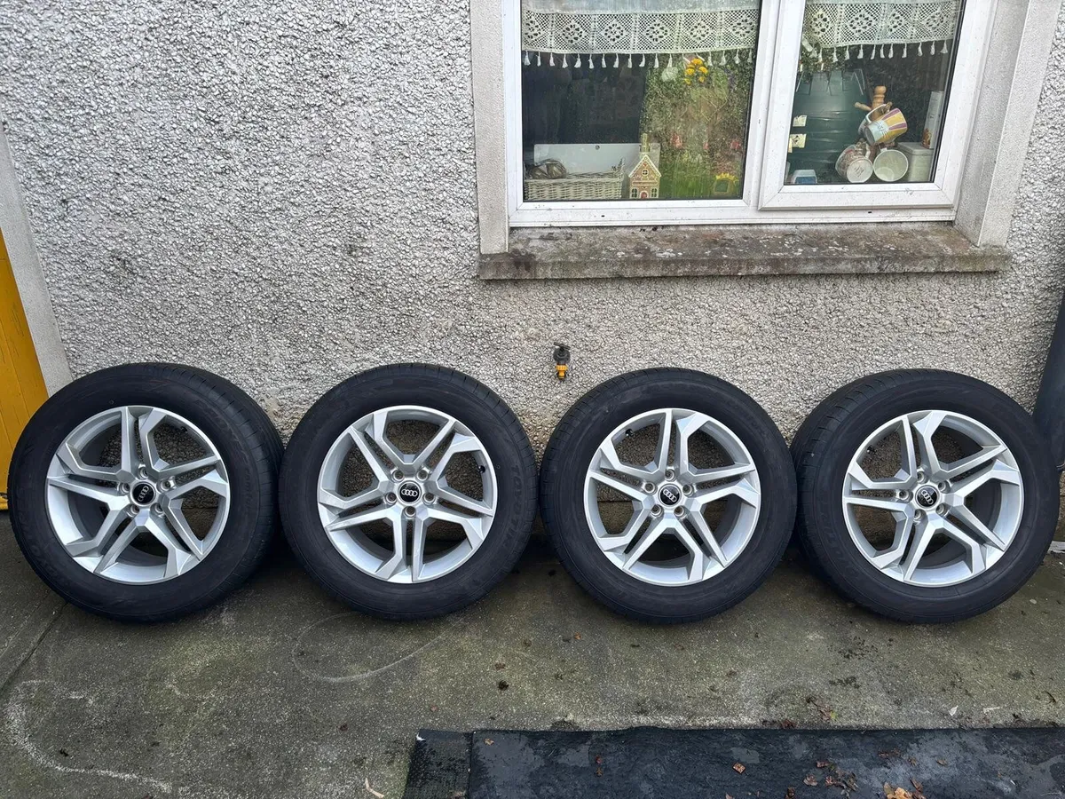 Alloy wheels Audi Q5 18inch Perfect tyres SUV - Image 2