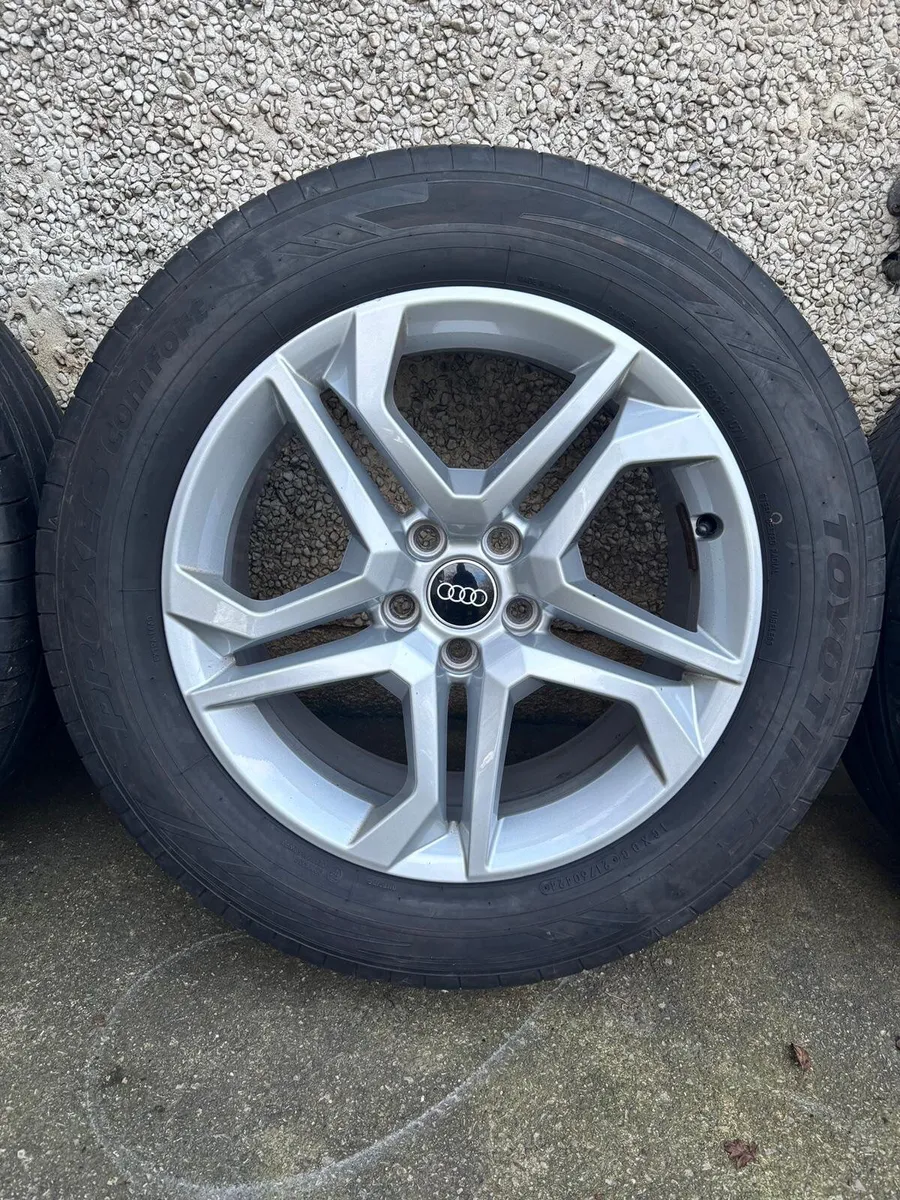 Alloy wheels Audi Q5 18inch Perfect tyres SUV - Image 3
