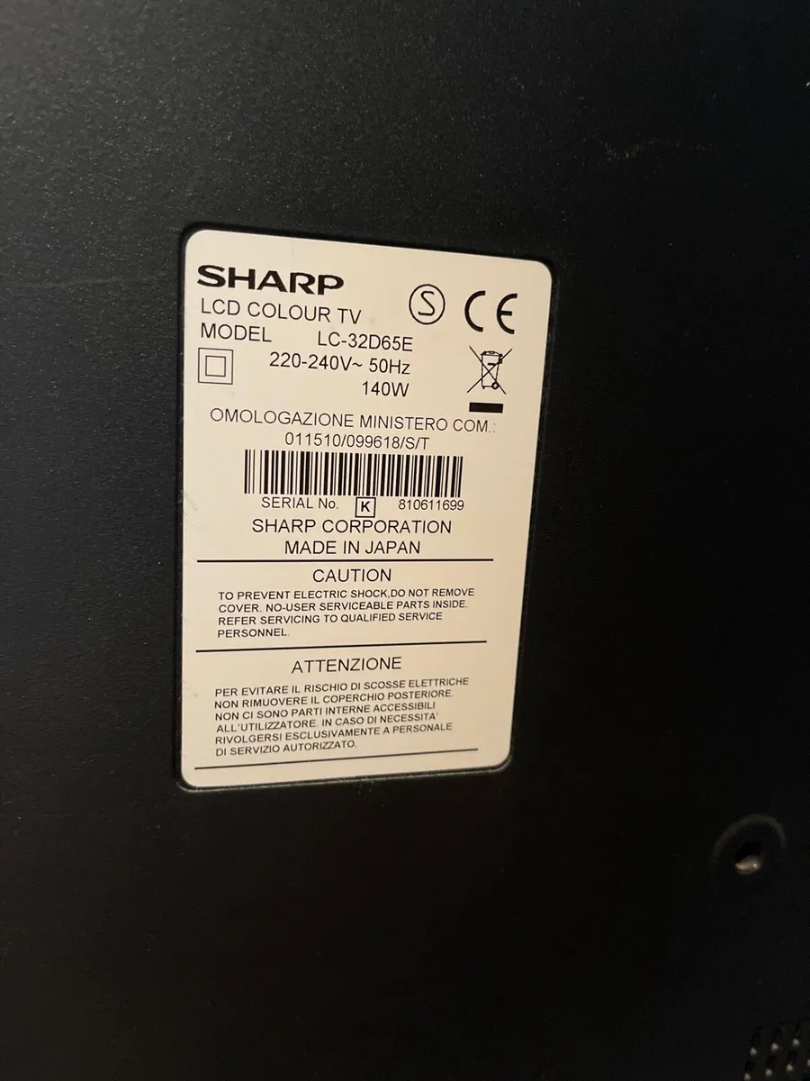 Sharp Aquos Television - Image 2