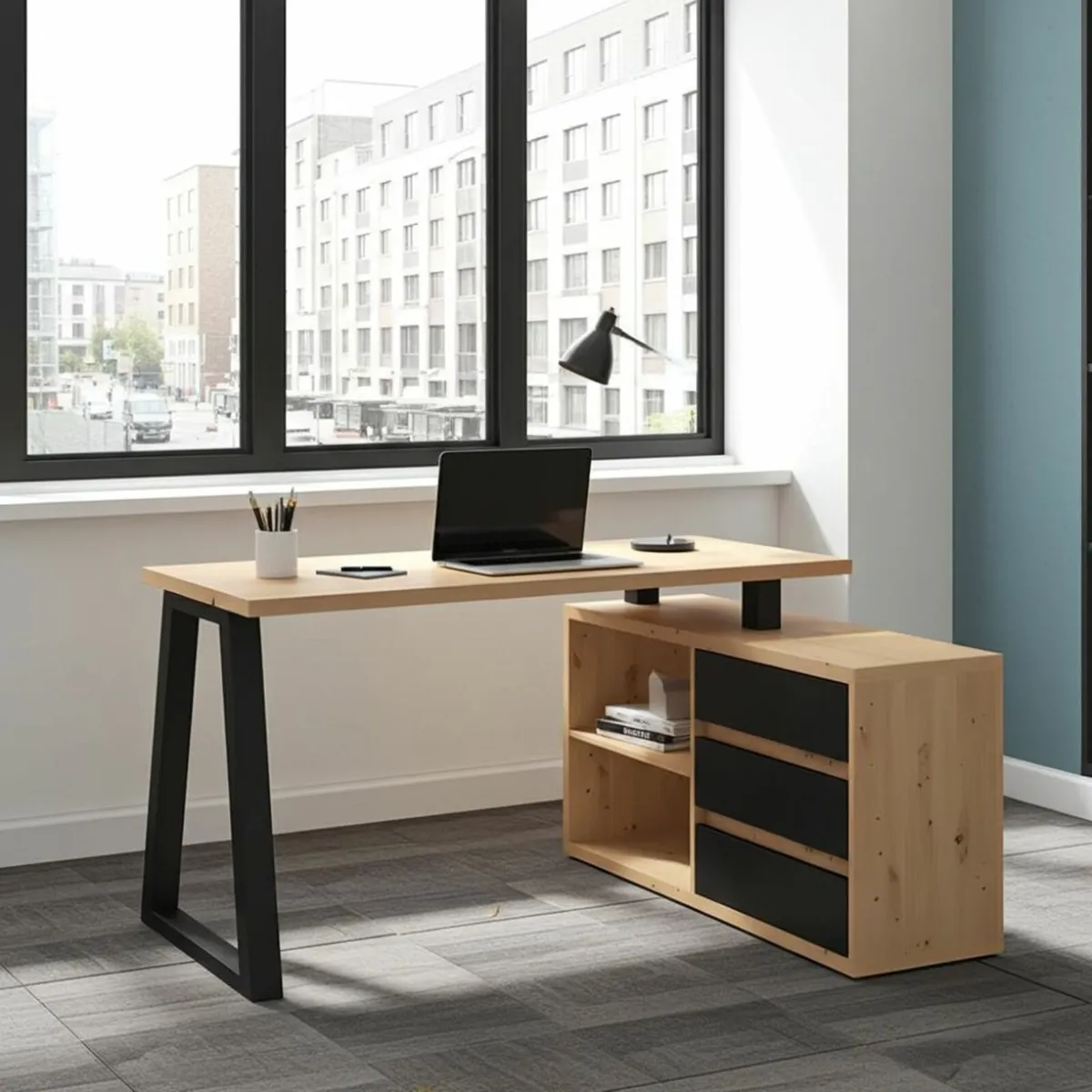 II Office Set — Artisan Oak Desk - Image 3
