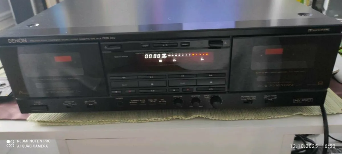 High Quality Vintage Amazing Denon Drw850 - Stereo - Image 1