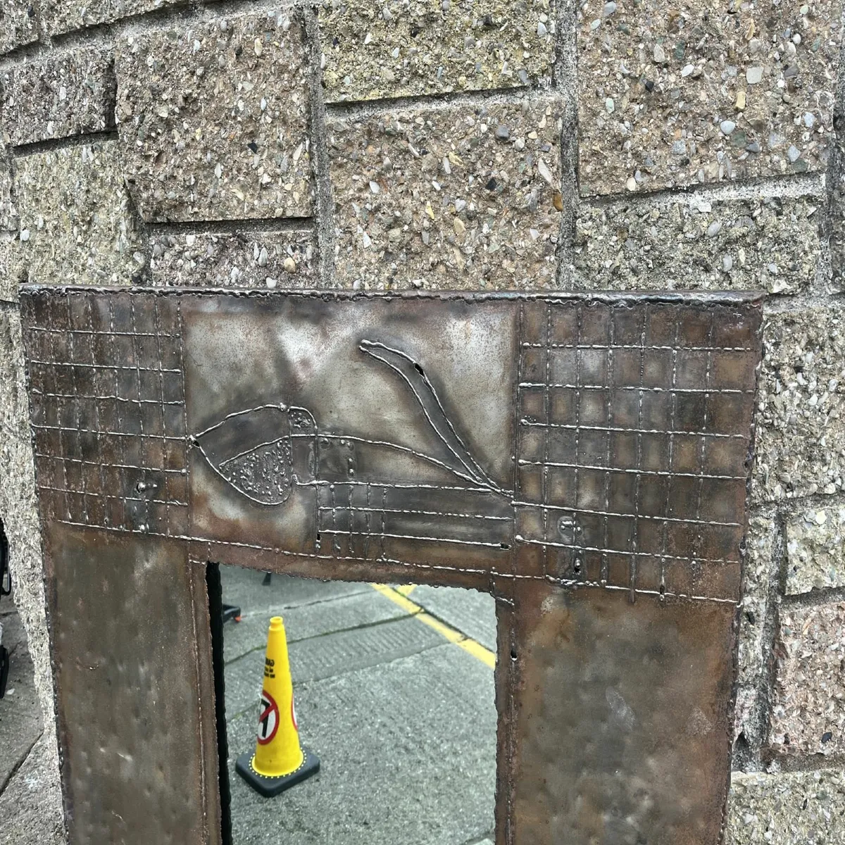 Large Bronze effect Mirror - Image 1