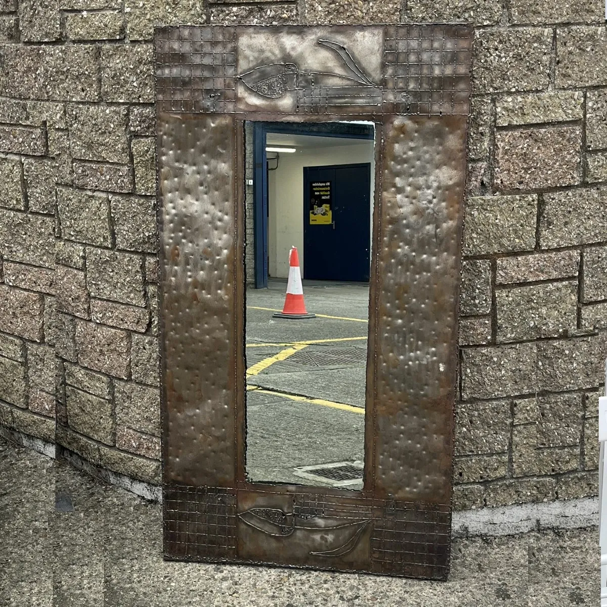 Large Bronze effect Mirror - Image 2