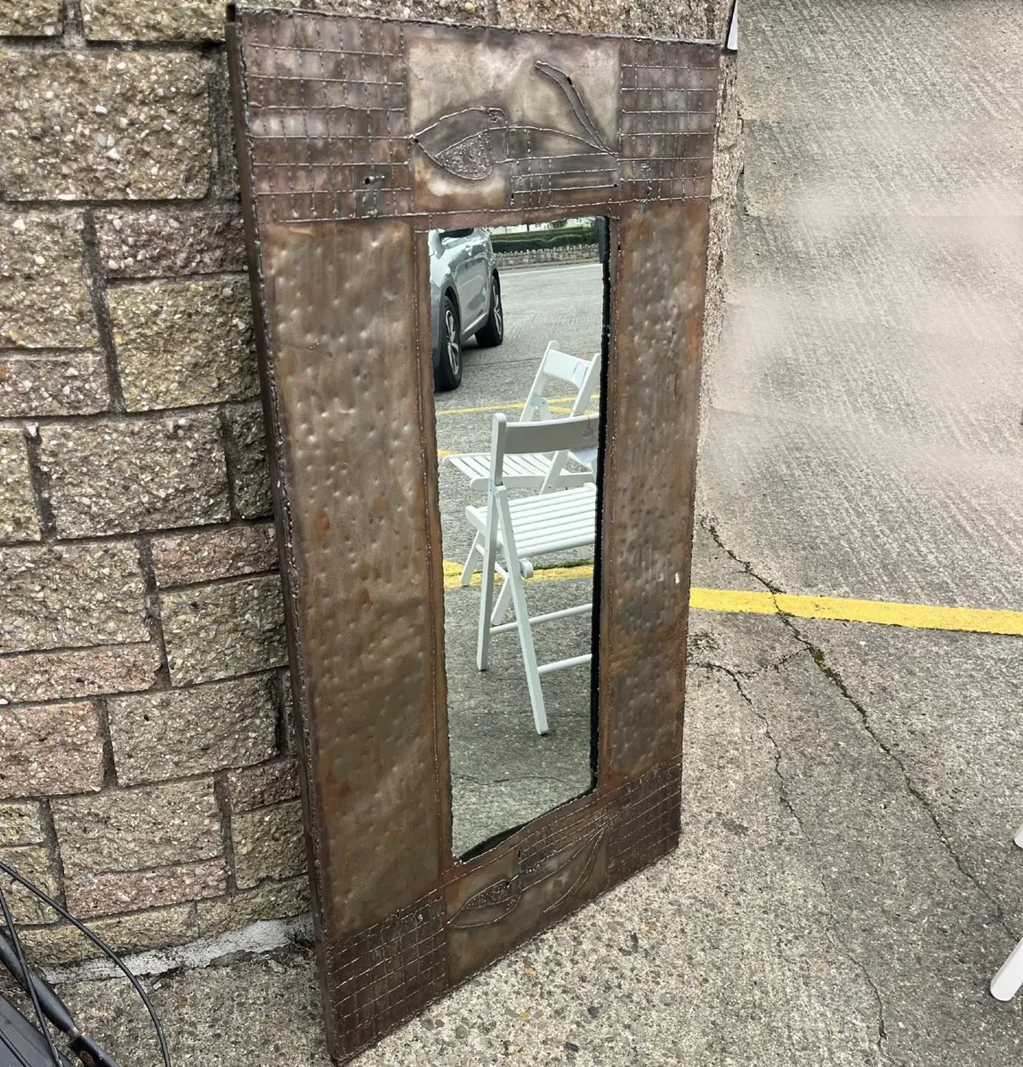 Large Bronze effect Mirror - Image 3