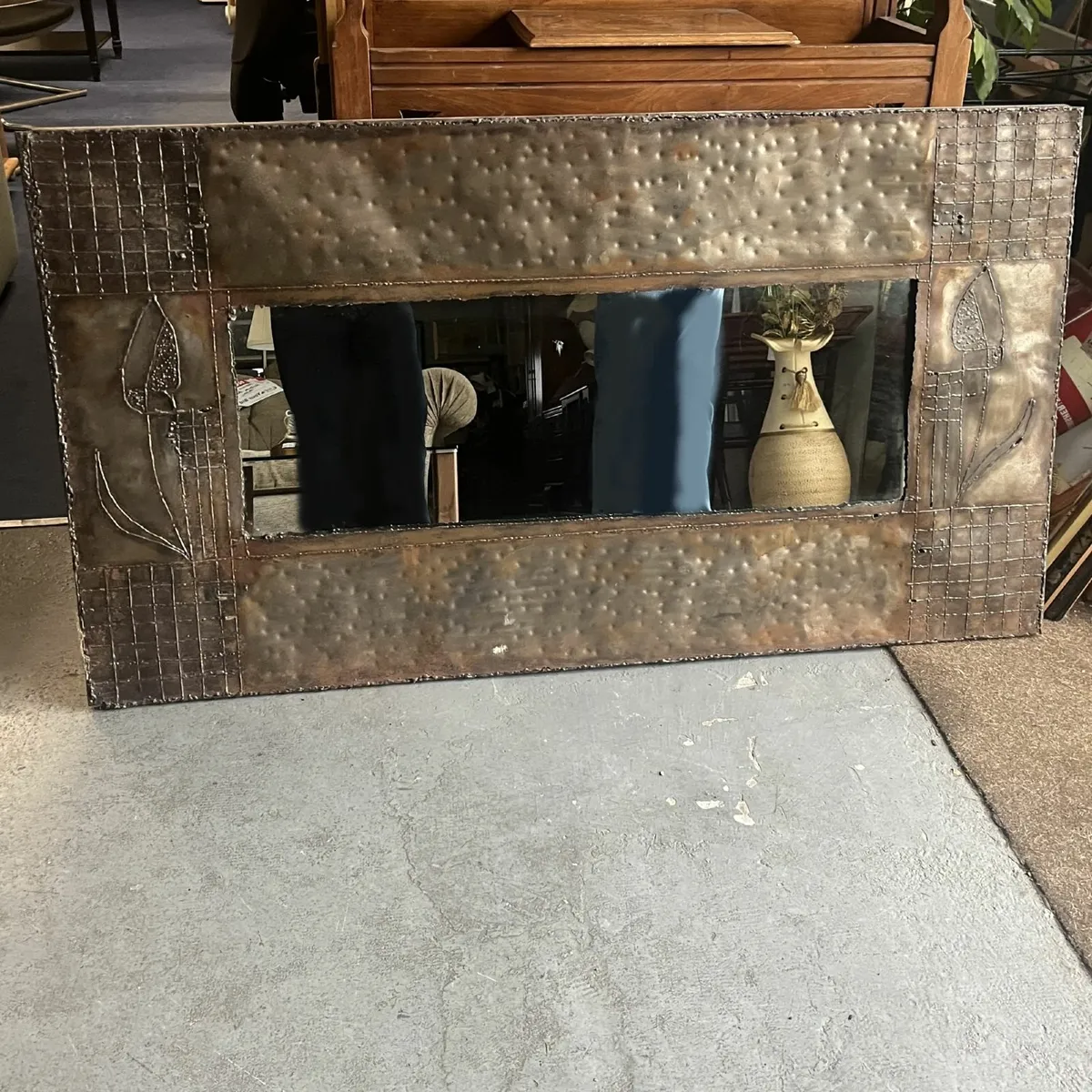 Large Bronze effect Mirror - Image 4