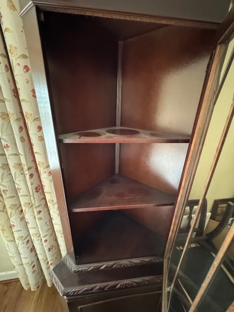 Mahogany corner unit - Image 3
