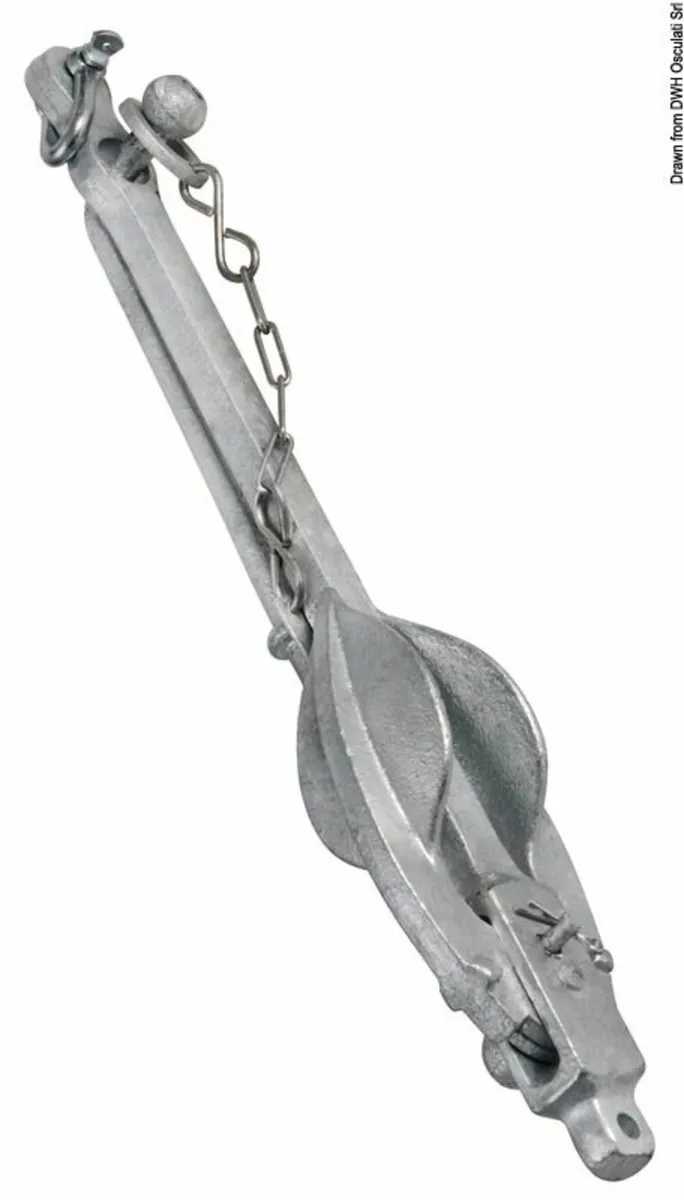 SALE: New unused 10 kg / 22 lb Galvanised Anchor - Image 2
